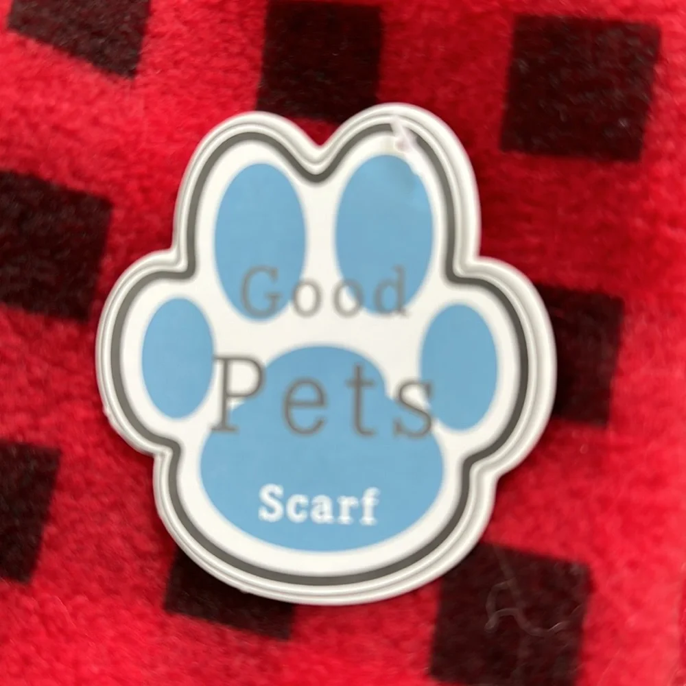 Good pets Doggie Red and Black Scarf and muffler set